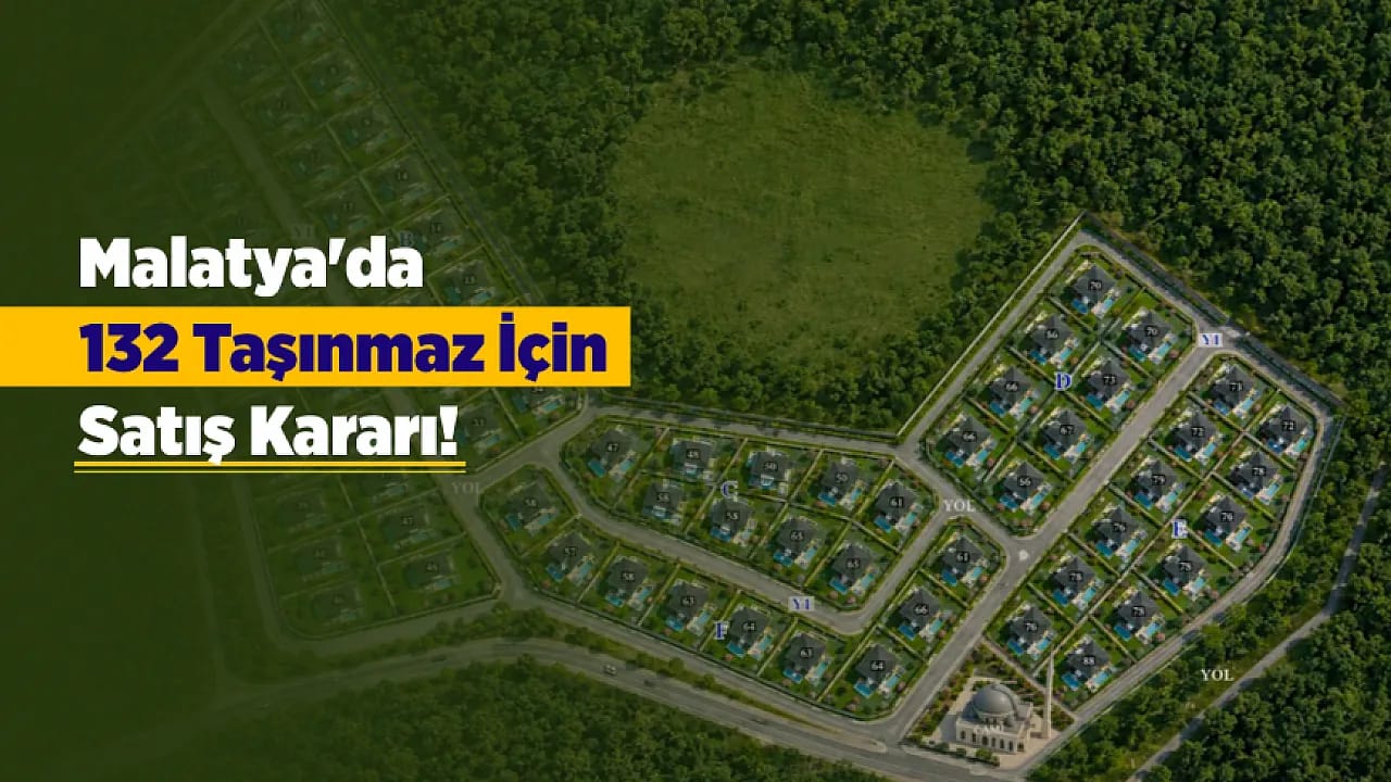 Malatya'da Arsa ve Taşınmaz Alacaklara Fırsat! İhale Tarihleri Belli Oldu
