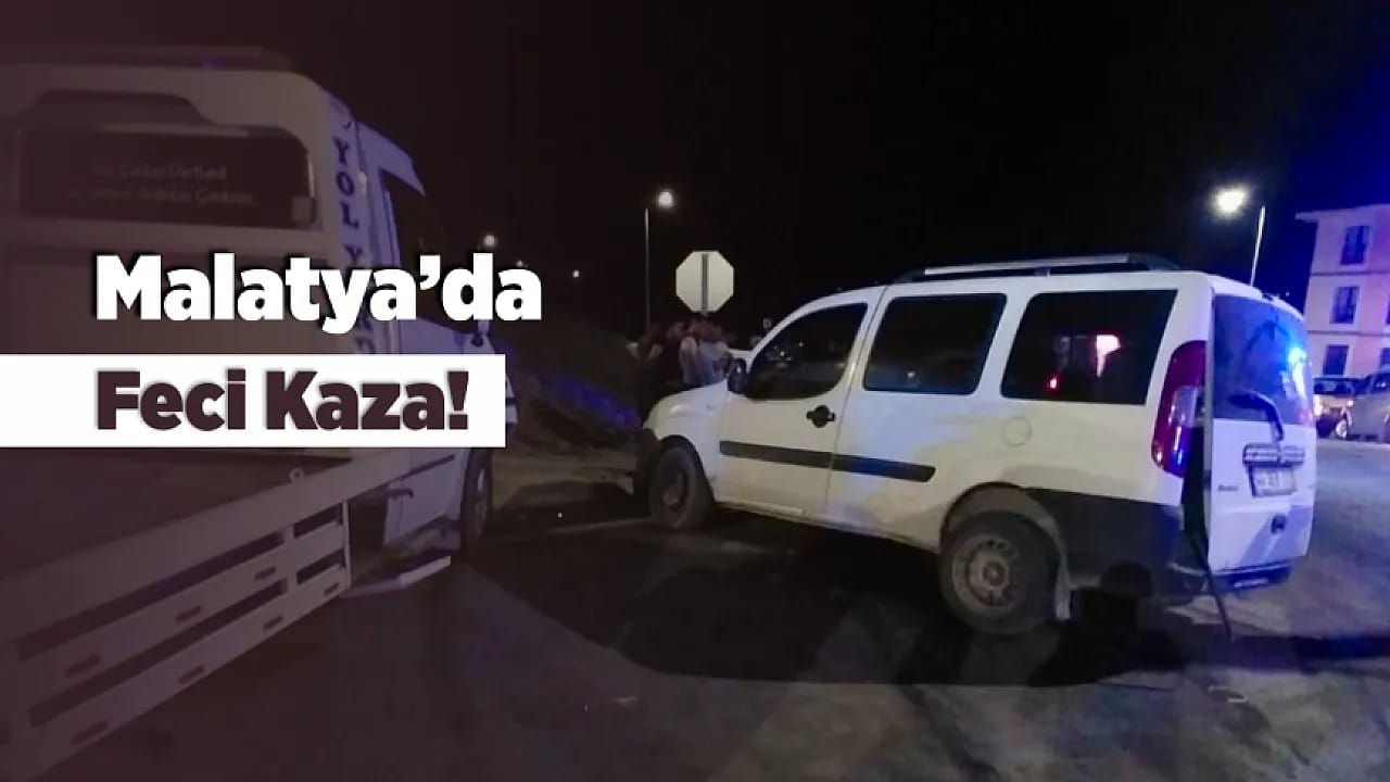 Malatya'da Çekici ile Hafif Ticari Araç Çarpıştı! Kazada 5 Kişi Yaralandı